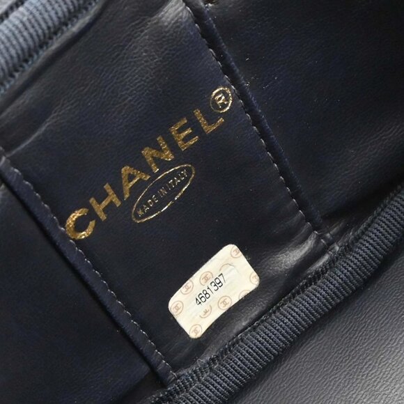 Chanel Blue Denim Vanity Handbag - Picture 10 of 10